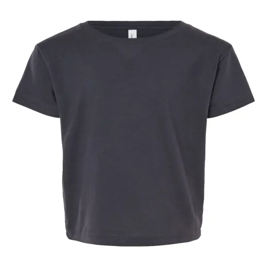 BELLA + CANVAS&reg; Toddler Jersey Crewneck Short Sleeve T-Shirt Dark grey {1}