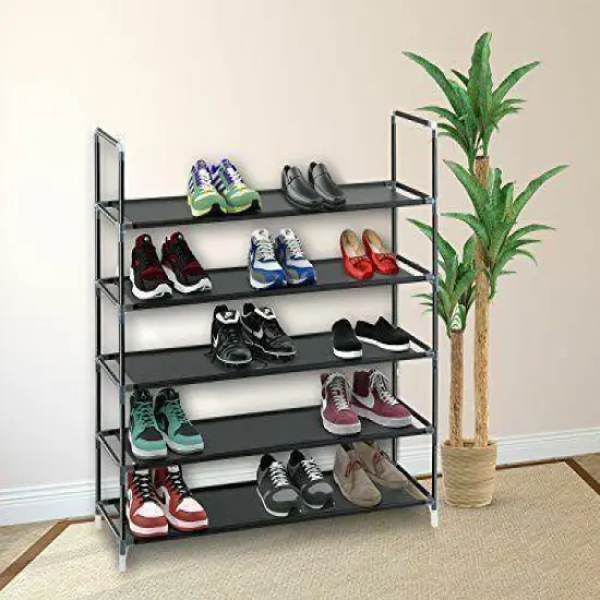 5/10 Tier Shoe Rack Wall Tower Cabinet Storage. {8}
