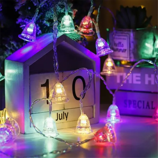 Kitcheniva 20 LED String Light Solar Garden Christmas Decoration Multicolor {4}