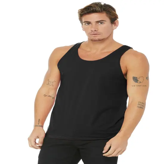 BELLA+CANVAS&reg; Unisex Jersey Tank - 3480 Black {1}