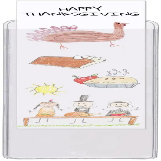 StoreSMART - Plastic Bookmark Holders - Square Top - 2 3/8" x 8" - fits photo booth photos - Made in USA {5}