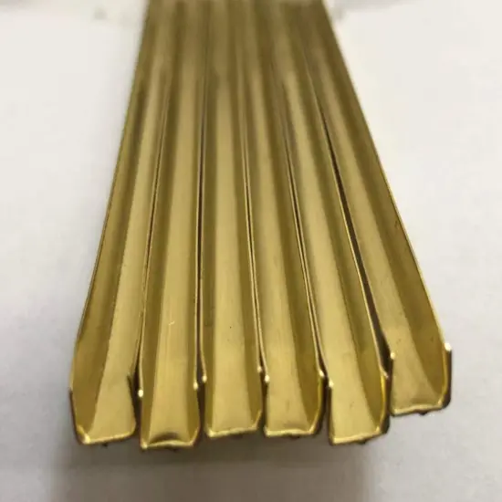 1/8" U Brass Came / 30feet (2ft X 15 Pieces) {1}