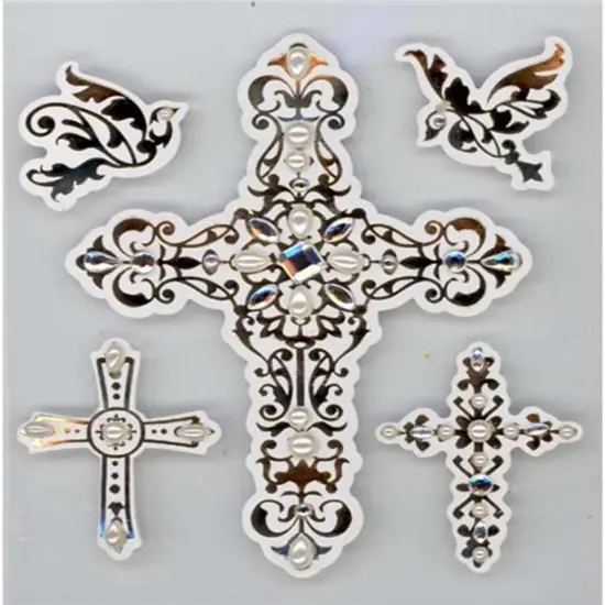 Jolee's Boutique Crosses & Doves Dimensional Stickers {1}