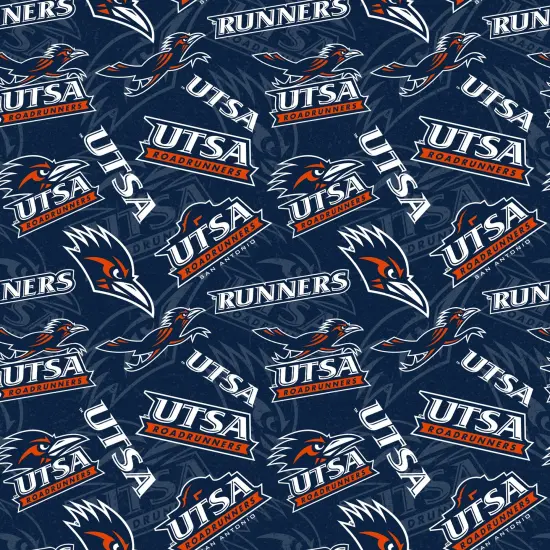 Sykel Enterprises-University of Utah Cotton Fabric-Utah Utes Tone On Tone Cotton Quilting Fabric {1}