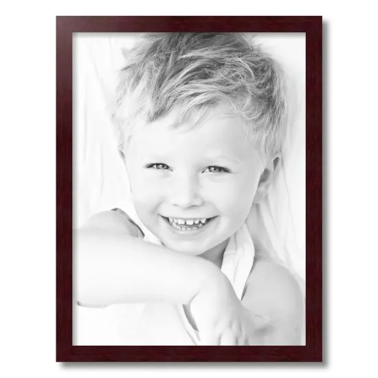 18x24" Modern Custom Poster Frame Mahogany {1}