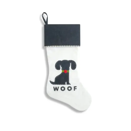 Our Woof Stocking With Christmas Collar {1}