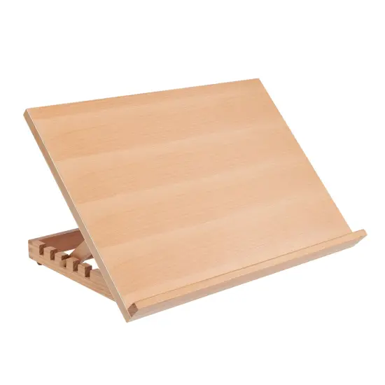 SoHo Urban Artist 12x16" Adjustable Portable Drawing Board Stand Easel, 5 Positions, Natural Beechwood Finish {1}