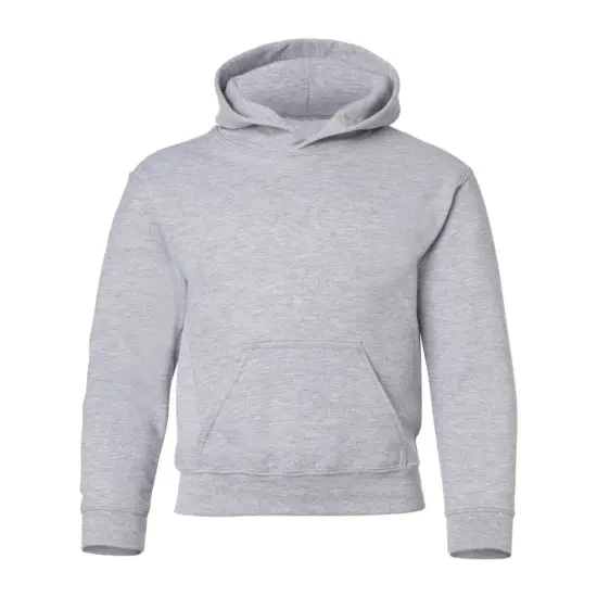 Gildan® Heavy Blend Youth Hooded Long Sleeve Sweatshirt Sport grey {2}