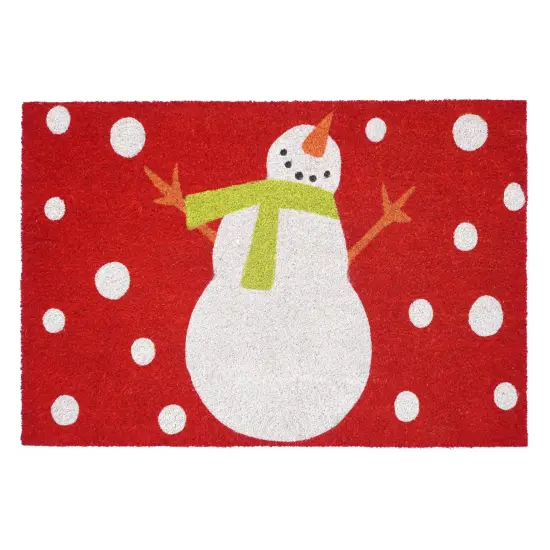 Holiday Snowman Doormat {3}