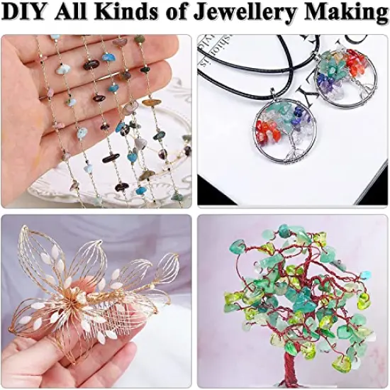 5 Packs Jewelry Pliers Set, Jewelry Making Tools with Needle Nose Pliers/Round Nose Pliers/Chain Nose Pliers/Bent Nose Pliers/Zipper Pliers, Jewelry Making Supplies Repair/Cut Kits for Crafting {5}