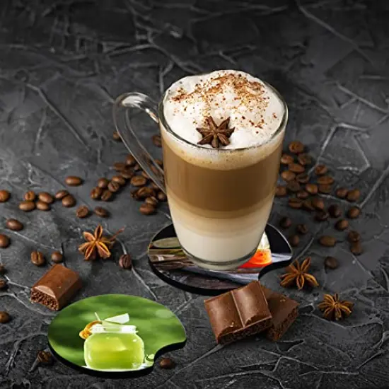 150 Pieces Sublimation Blank Car Coasters, 2.75 in Circular Opening Blank Sublimation Coasters for Thermal Sublimation DIY Crafts, Car Coasters. {3}