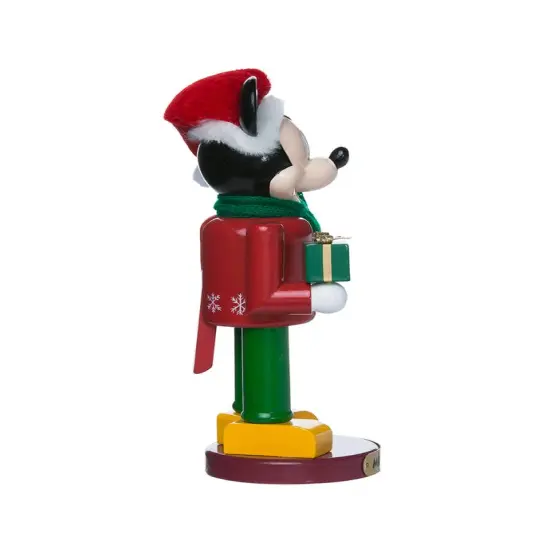 10" Disney&copy; Mickey Mouse With Present Nutcracker {3}