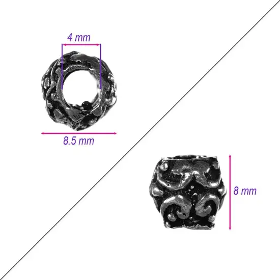 Copper Rondelle Beads for Jewelry Making {3}