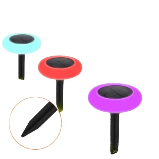 Kitcheniva 2pcs Outdoor Solar Pathway Lights Color Changing {2}