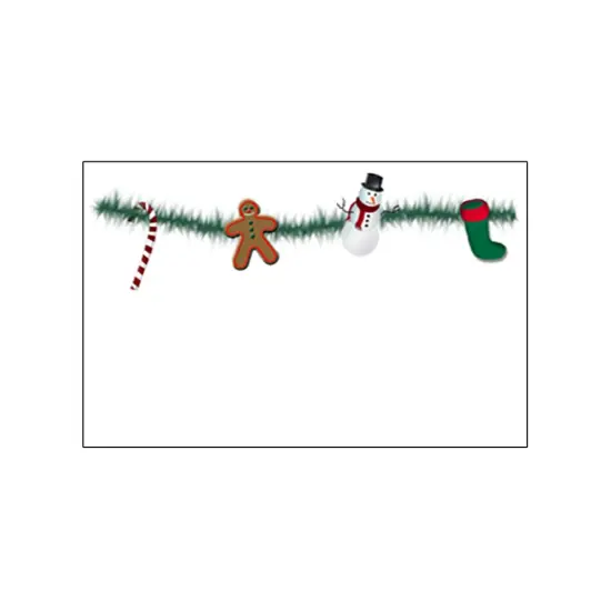 StoreSMART - Placecard Nametag Holders - Christmas Pack - 20 Pack - Red and Green {4}