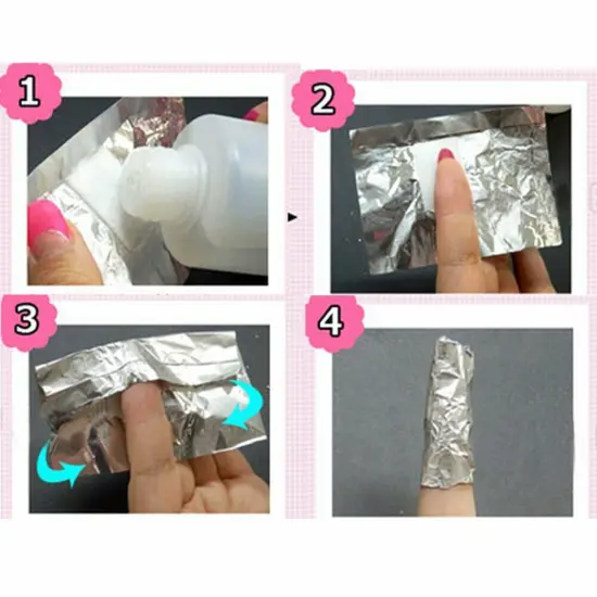 Kitcheniva Aluminium Foil Nail Art Soak Off Gel Polish Remover {7}