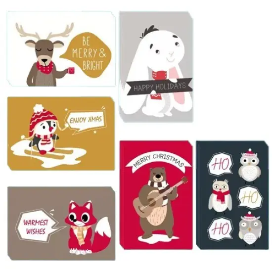 Kitcheniva 24 Pack Christmas Cards With Envelopes {1}