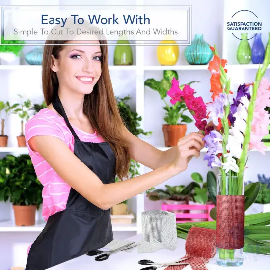 30 Ft - 1 Roll - Diamond Sparkling Rhinestone Bling Wrap Ribbon Bulk DIY Roll - Event Decorations, Wedding Cake, Bridal/Baby Shower, Birthday, Arts & Crafts, Party Decorations - Gold {4}