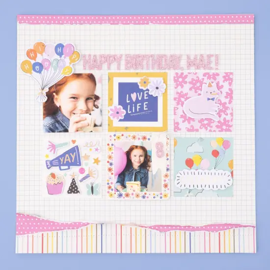 American Crafts Double-Sided Paper Pad 12"X12" 24/Pkg-Gold Foil, Life Of The Party {5}