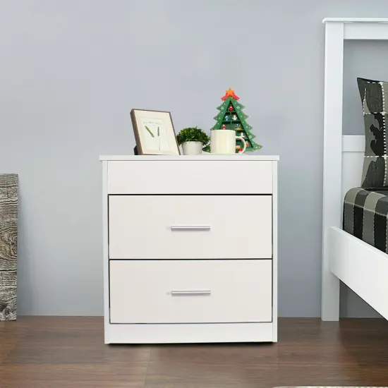 Wood Sofa End Side Bedside Table Nightstand Storage Shelf Lift Drawer {2}