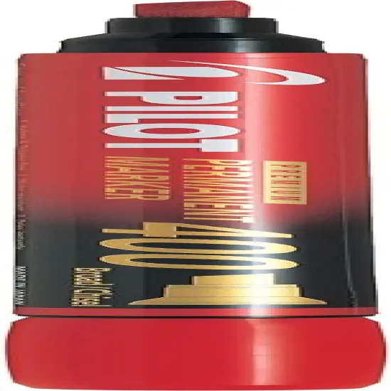 Premium 400 Permanent Markers, Broad Point Chisel Tip, Red (SA4-RED) (44115) {3}