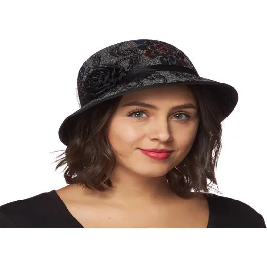 Lace Cloche Hat Costume Accessory {1}