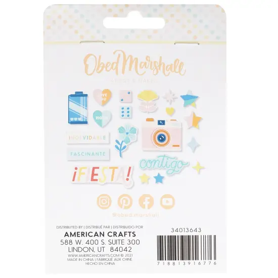 Obed Marshall Especial Acrylic Shapes 20/Pkg {2}