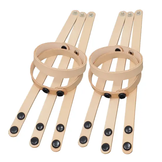 Vegetable-Tanned Leather Wristbands 1/2" &ndash; Craft, Tool, and Personalize Your Own Bracelets (10 pack) {1}