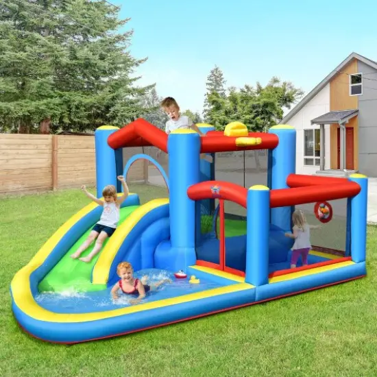 Inflatable Kids Water Slide Outdoor Indoor Slide Bounce Castle {2}