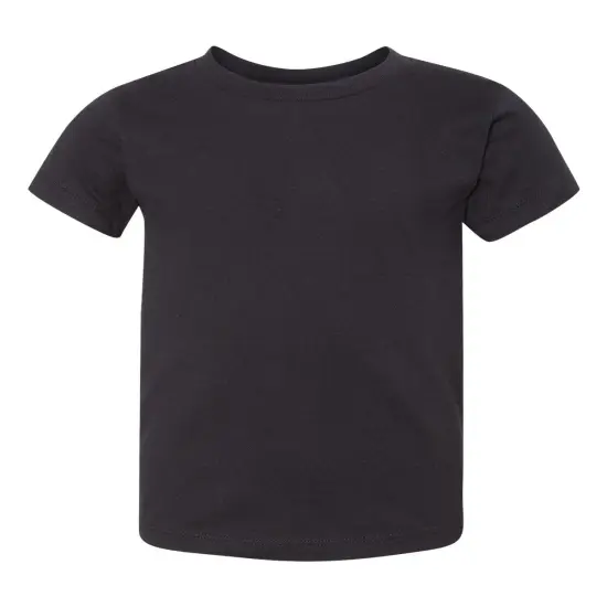 BELLA + CANVAS&reg; Toddler Jersey Crewneck Short Sleeve T-Shirt Black {1}
