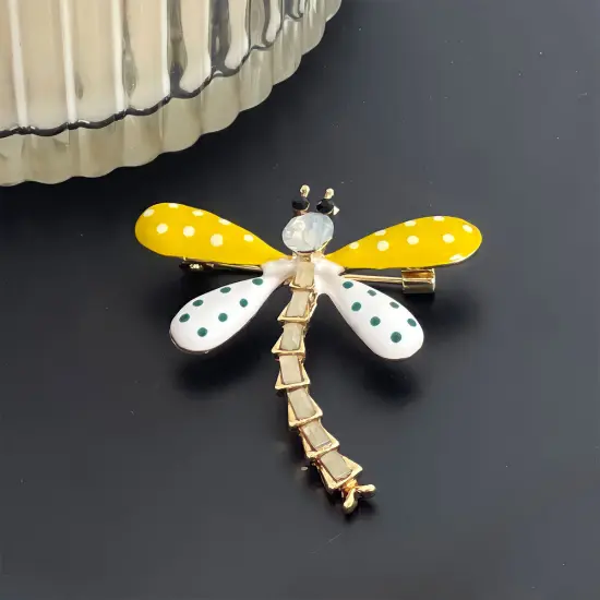 Wrapables Dragonfly Enamel Brooch Pin {4}