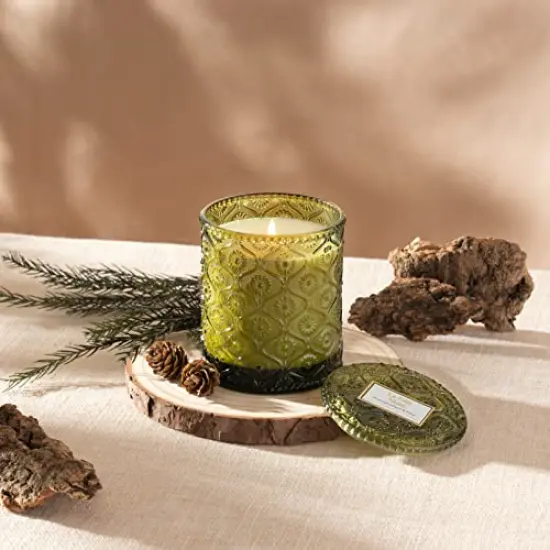 Scented Candle, Christmas Candles, Holiday Gifts, Pine Pomegranat Scented Candle, Candles for Home Scented, 50 Hours Long Burning {6}