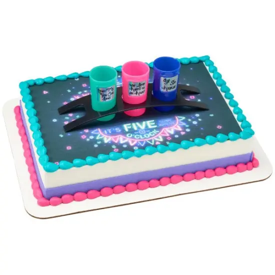 Sip Sip Hooray DecoSet&reg; Cake Decoration {1}