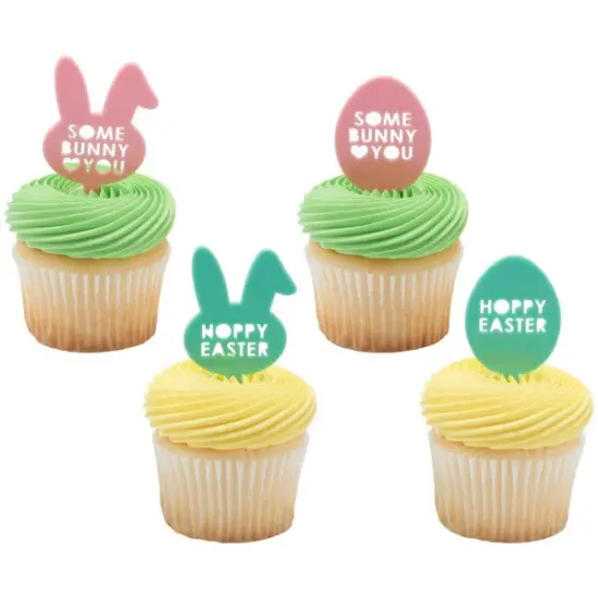 Some Bunny Loves You DecoPics&reg; Cupcake Decoration, 12ct {3}