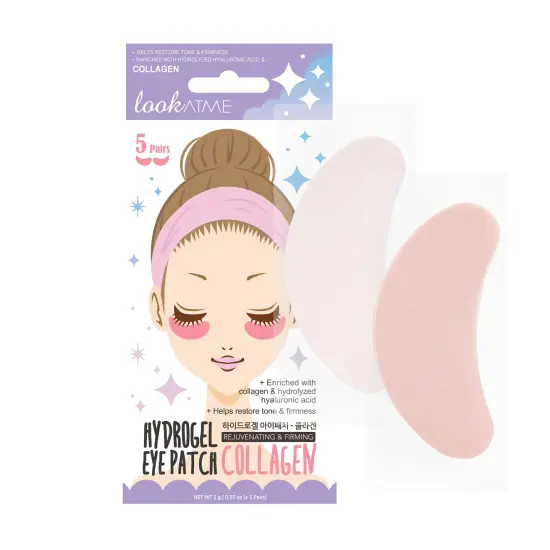 LOOK AT ME Hydrogel Eye Patches, 5 pairs (6 Types) COLLAGEN {1}