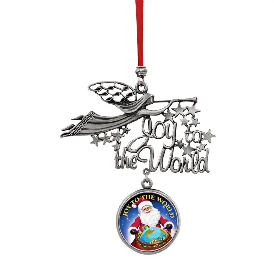 Joy to the World Santa Joy To The World JFK Half Dollar Ornament {1}