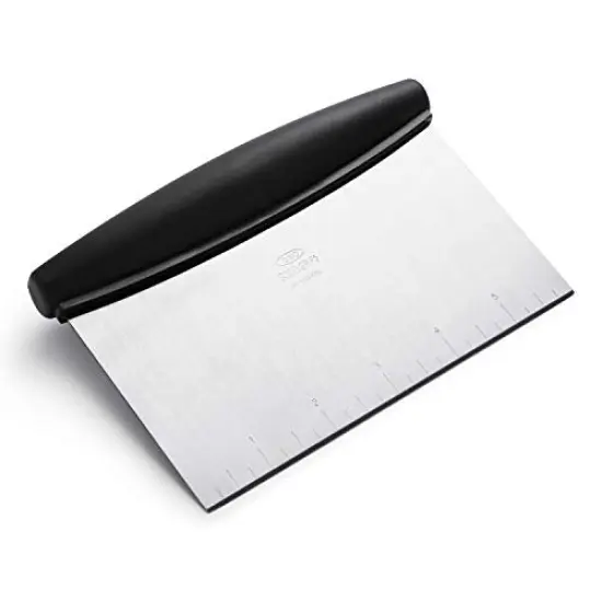 Good Grips Stainless Steel Scraper & Chopper,Silver/Black {2}