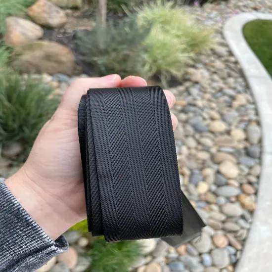 Black 1.5&rdquo; Seatbelt Webbing {1}