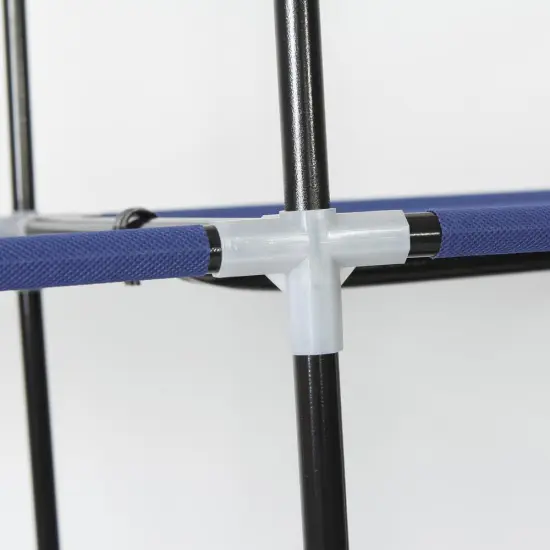 Portable Closet Wardrobe Clothes Rack Storage Organizer. Grey {6}