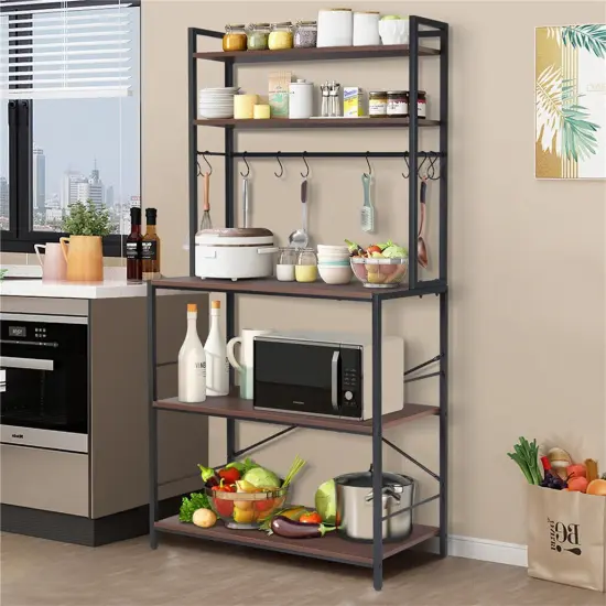 Freestanding Kitchen Utility Shelves for Oven Bakers Rack {2}