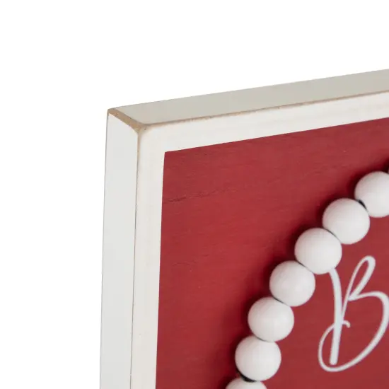 Northlight "Believe in the Magic" Framed Christmas Wall Sign - 9.75" Red {7}