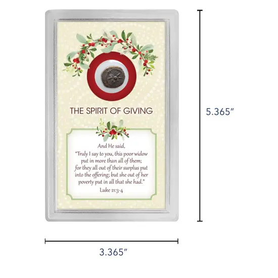 Widow's Mite The Gift of Giving Acrylic Decoration {6}