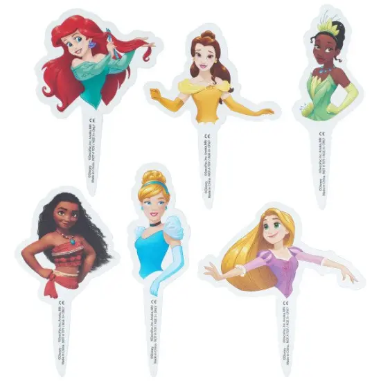 Disney Princess Poly DecoPics&reg; Cupcake Decoration, 12ct {1}