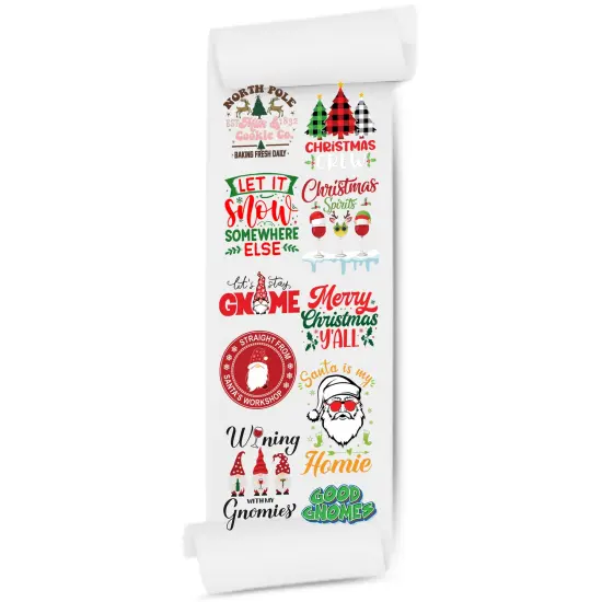 Merry Holidays Christmas DTF Gangsheet - 22x60 {2}