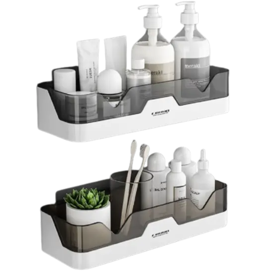 Kitcheniva Wall-Mounted Corner Shower Caddy {2}