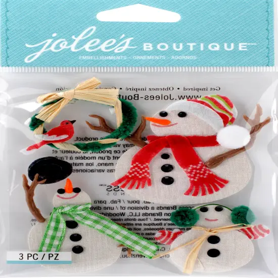 Jolee's Boutique Snowmen Dimensional Stickers {1}