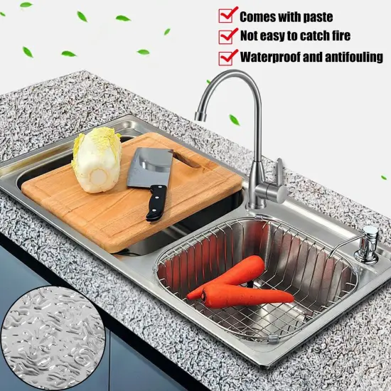 Self-Adhesive Waterproof Oil-Proof Aluminum Foil Kitchen Wall Film {4}
