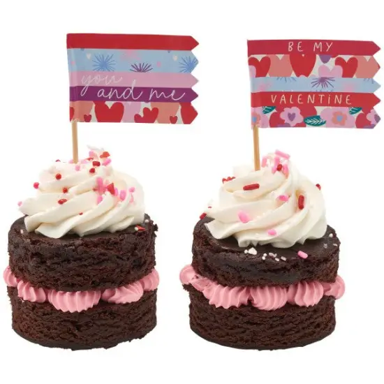 Valentine Love Assortment DecoPics Cupcake Decoration, 12ct {3}