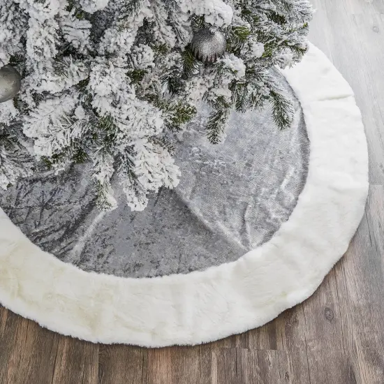 Velour Tree Skirt With Gold Micro Studs - 48" {2}