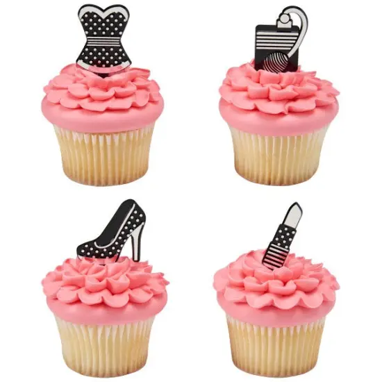 Girls Night Out DecoPics&reg; Cupcake Decoration, 12ct {1}